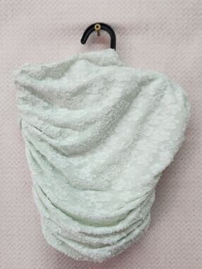 Full Tilt Mint Green Floral Lace Scarf Wrap